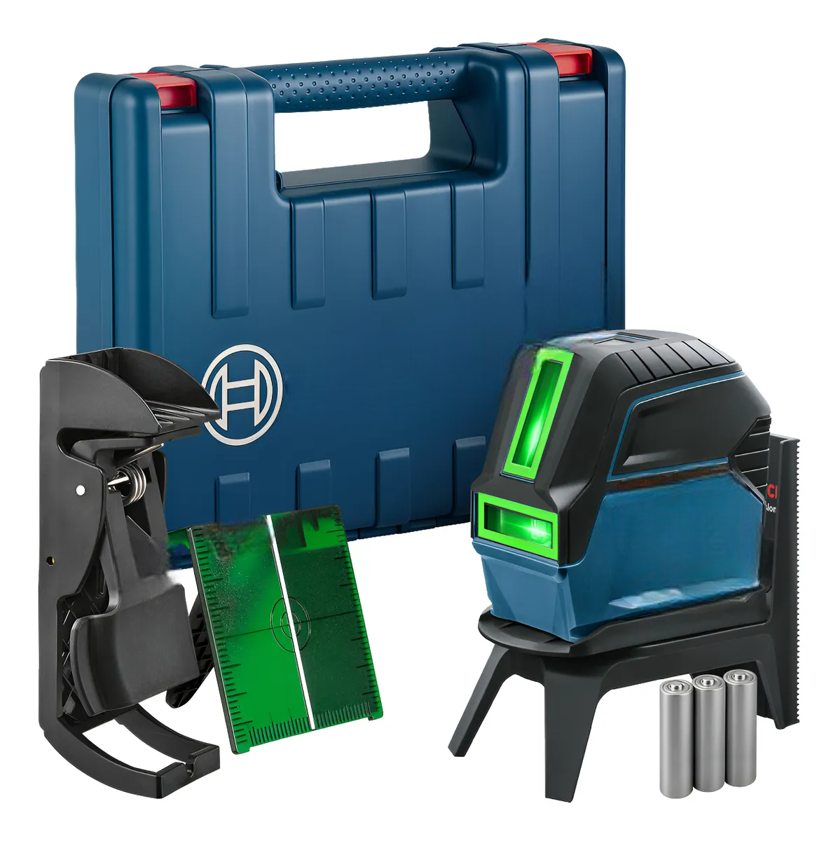 Green Laser Level GCL 2-15 G – 15m with Support and Carrying Case