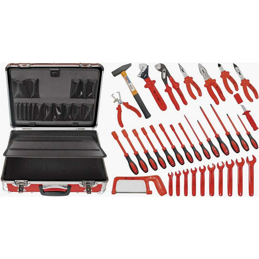 Professional Electrician’s Tool Case – 37-Piece Combo Kit